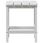 vidaXL Table d'appoint Adirondack Blanc 38 x 38 x 46 cm HDPE
