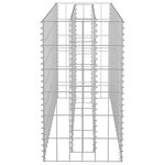 vidaXL Lit surélevé à gabion Acier galvanisé 90x30x60 cm