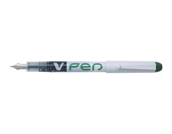 Stylo Plume jetable V-Pen Effaçable Vert PILOT