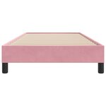 vidaXL Cadre de lit sans matelas rose 100x220 cm velours