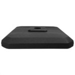 vidaXL Ensemble de base de parasol cantilever 4 Pièces Noir