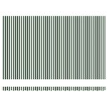 vidaXL Tissu de remplacement d'auvent pour cadre de 5x3 m vert et blanc