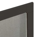 vidaXL Écran anti-insectes pour fenêtres Anthracite 110 x 130 cm