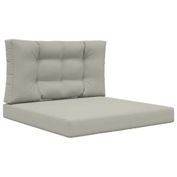 vidaXL Coussin de canapé d'extérieur Polyester Gris 80 x 80 cm