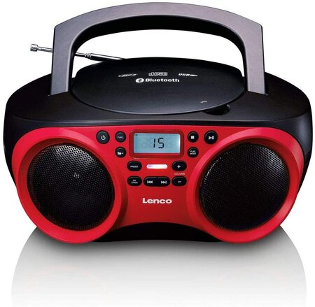 Mini Chaine Hifi Stéréo Fm Cd Usb Aux Bluetooth Noir Bleu