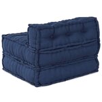 vidaXL Coussin Bleu 70 x 70 x 54 cm Polyester