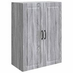 vidaXL Armoire Murale 66 x 34 5 x 90 cm Bois d'ingénierie Sonoma gris