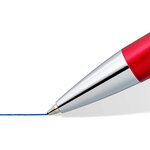 Stylo bille rétractable triplus  m  rouge staedtler