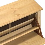 vidaXL Armoire à chaussures Corona 99x32x163 5 cm bois de pin massif