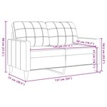 vidaXL Ensemble de canapés 2 Pièces avec coussins Jaune Velours