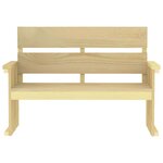 vidaXL Ensemble à manger de jardin 3 Pièces Bois de pin imprégné