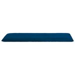 vidaXL Chaise longue pliable Tissu Oxford Bleu marine