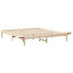 vidaXL Cadre de lit Marron Marron