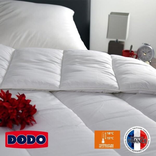 Couette chaude Vancouver 140 x 200 cm - 400 g/ m² - Blanc