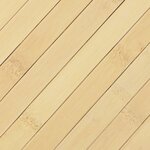 vidaXL Tapis rectangulaire naturel clair 60x200 cm bambou