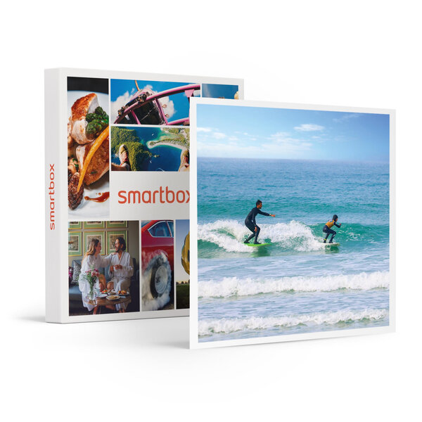 SMARTBOX - Coffret Cadeau Surf en famille : leçon d'1h30 pour 2 adultes et 2 enfants dans la baie d'Audierne -  Sport & Aventure