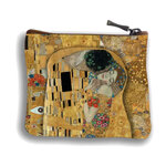 Klimt le baiser porte monnaie carré - fabrication française