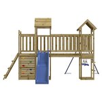 vidaXL Aire de jeux d'extérieur bois de pin imprégné