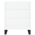 vidaXL Buffet blanc 57x35x70 cm bois d’ingénierie