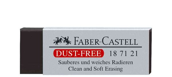 Gomme en plastique Dust-Free noire FABER-CASTELL
