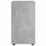 vidaXL Buffet VISNES gris béton 60x40x73 cm bois d'ingénierie