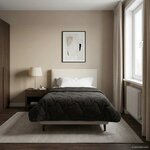vidaXL Duvet complet toute l'année Matelassé Anthracite 155 x 220 cm