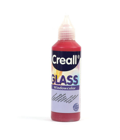 Rouge Fonce Creall Glass