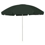 vidaXL Parasol de plage vert 300 cm