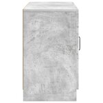 vidaXL Buffet Gris béton 89 x 34 5 x 57 cm Bois d'ingénierie