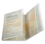 Etui De Protection Pour Carte Grise 3 Volets Pvc Lisse 20/100e - Cristal - X 10 - Exacompta