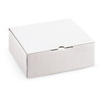 Boîte postale carton blanche avec calage mousse rajapack'mousse 20x14x6 cm (lot de 50)