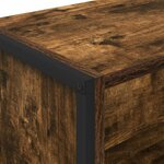 vidaXL Bibliothèque Chêne Fumé 80 x 30 x 155 cm Bois d'ingénierie