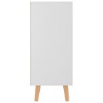 vidaXL Buffet Blanc 90x30x72 cm Bois d'ingénierie