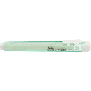 Stylo gomme CLIC ERASER  Corps vert pastel PENTEL