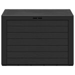 vidaXL Boîte de rangement de jardin Anthracite 78x44x55 cm