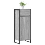 vidaXL Cabinet de salle de bain Gris Sonoma 40 x 30 x 100 cm