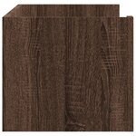 vidaXL Étagère murale chêne marron 100x35x30 5 cm bois d'ingénierie