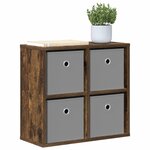vidaXL Buffet Chêne fumé 49 5 x 22 x 47 cm