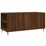vidaXL Table basse chêne marron 102x44 5x50 cm bois d'ingénierie