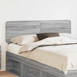 vidaXL Tête de lit Gris Sonoma 160 cm Bois d'ingénierie