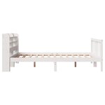 vidaXL Cadre de lit sans matelas blanc 120x200 cm bois de pin massif
