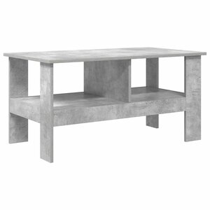 vidaXL Table basse Gris béton 90 x 50 x 45 cm Bois d'ingénierie
