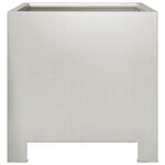 vidaXL Jardinière 30x30x30 cm acier inoxydable