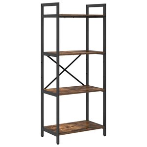 vidaXL Étagère Chêne fumé 56 x 34 x 133 5 cm Bois d'ingénierie