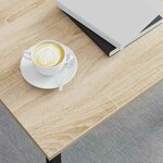 vidaXL Table basse Sonoma 60 x 30 x 36 cm Bois d'ingénierie