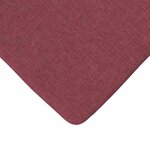 vidaXL Coussins de siège 4 Pièces Bordeaux 40 x 40 x 3 cm tissu