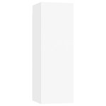 vidaXL Ensemble de meubles TV 6 Pièces Blanc Bois d'ingénierie