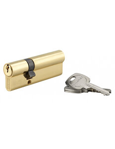 THIRARD - Cylindre de serrure double entrée STD UNIKEY (achetez-en plusieurs  ouvrez avec la même clé)  30x60mm  3 clés  laiton