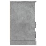 vidaXL Tables de chevet 2 Pièces gris béton 43x36x60 cm