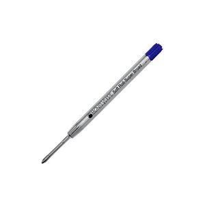 Blister 2 recharges billes bleu pointe extra large compatible avec Parker MONTEVERDE